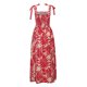 thumbnail image 3 of WILLBEST Vestidos Largos Casuales para Mujer Vestido Casual con Estampado Floral para Mujer, sin Mangas, con Tirantes, para Fiesta, Primavera y Verano, Atuendo Diario, Básico, Cómodo y Ligero. Chica, 3 of 3