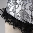 thumbnail image 6 of Elainilye Fashion Corset Tops for Women Lace Patchwork Color Gothic Court Evening Wear Shaping Top Corsets Underbust,Silver, 6 of 7