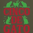 thumbnail image 3 of CafePress - Cinco De Gato Dark T Shirt - Men's Classic Graphic Cotton T-Shirt, 3 of 4
