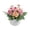 Pink, variant on Beforeyayn Small Potted Artificial Rose Plants, Fake Rose Arrangement For Indoor Decorators, Desktop Or Tabletop, Artificial Greenery For Home Decoration