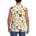 thumbnail image 4 of Fotbe Vegetable Men's Camiseta sin Mangas Estampada para Hombres, Playera Casual para Gimnasio, Entrenamiento, Playa-Small, 4 of 7