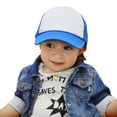 thumbnail image 4 of DALIX Infant Trucker Hat Baby Cap Tiny Extra Small Boys in Neon Blue White, 4 of 5