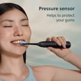 thumbnail image 6 of Philips Sonicare 6500 Series Electric Toothbrush - Next-Generation Sonicare Technology, Pressure Sensor, 9 Brushing Settings, Smartimer, Brushpacer, 21-Day Runtime, Travel Case, Black, HX7411/08, 6 of 13