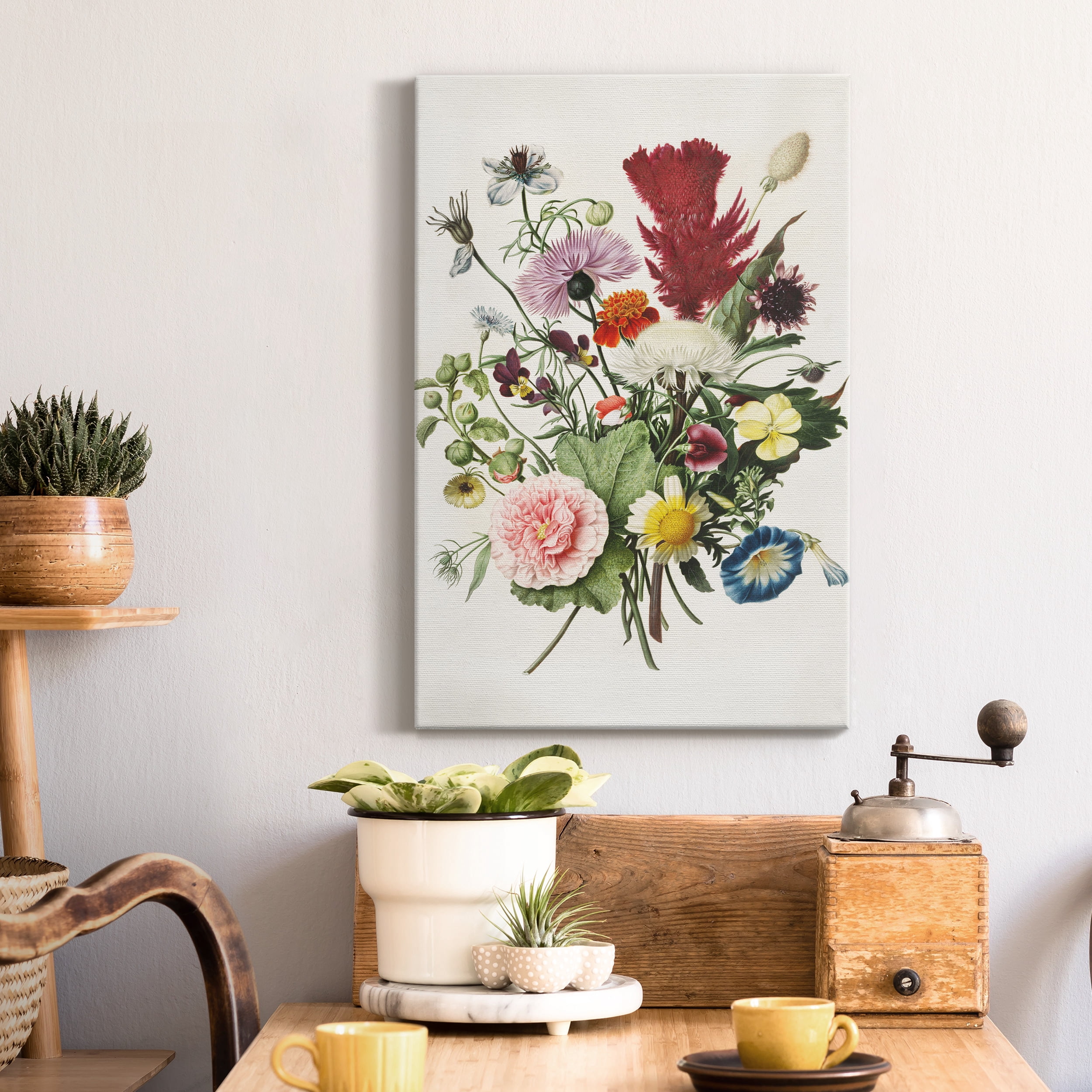 Bouquet of Flowers Premium Gallery Wrapped Canvas - Ready to Hang - 24 x 36