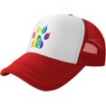 thumbnail image 1 of Gay Furry Pride Mesh Back Trucker Cap Baseball Cap, 1 of 8