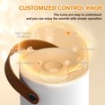 thumbnail image 3 of 25" Tower Heater and Fan Combo, 70° Oscillating, 3-Second Instant Heating, 1500W, 3 Heating & Fan Modes, Portable Electric Heater for Indoor Use in Bedroom, Office, and Home, White, 3 of 7