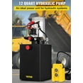 thumbnail image 2 of Double Acting Hydraulic Power Unit 12V 6 Quart Car Lift Hydraulic Pump Power Unit, 2 of 8