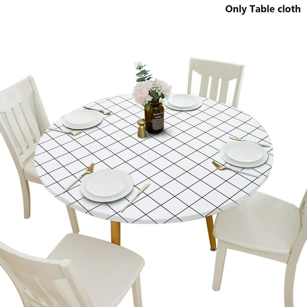 Cover Table Cloth With Elastic Band, How To Make A Round Table Cover With Elastic