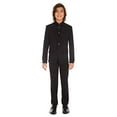 thumbnail image 4 of Calvin Klein Boys Bi-Stretch Blazer Suit Jacket, 2-Button Single Breasted Closure, Buttoned Cuffs & Front Flap Pockets, Black, 14, 4 of 4
