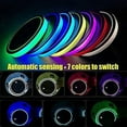 thumbnail image 6 of EONQY Auto Cup Holder Coaster, EONYUANGUO 2pcs LED Car Coasterss with 7 Colors Luminescent Light Cup Pad, USB Charging Cup Mat for Drink Coaster Accessories Interior Decoration Atmosphere Light, 6 of 7