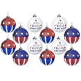 thumbnail image 5 of 12 Pcs Patriotic Ornaments Hanging Balls- 4th of July Independence Day Tree Ornaments- Red White Blue Balls for Holiday Wedding Veteran Day Tree Decorations, 5 of 5
