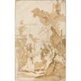 thumbnail image 2 of Giovanni Battista Tiepolo 17x24 Gold Ornate Framed and Double Matted Museum Art Print Titled - Capitulation of a Town, 2 of 4
