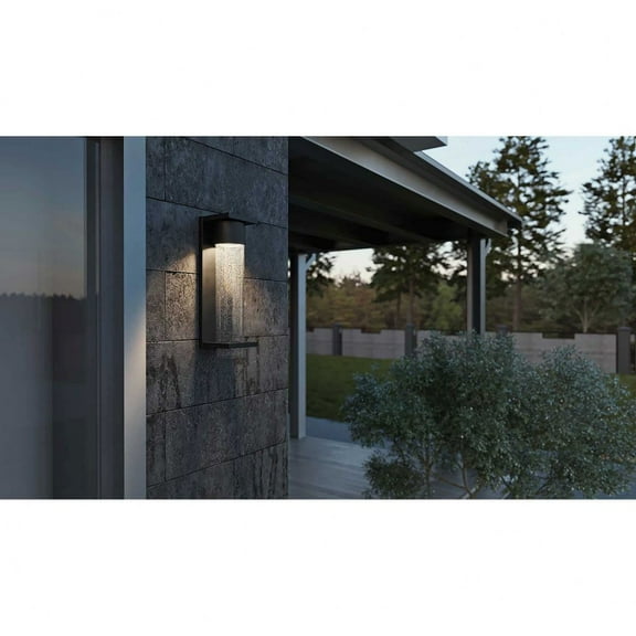 AFX Vasari Black LED Outdoor Sconce Medium 12 inches 7 to 12 Inches