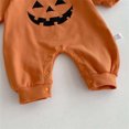 thumbnail image 7 of YDFCWXW Baby Boy Girl Clothes Long Sleeve Zipper Hooded Romper Jumpsuit Casual Warm Outfit (Orange, 3-6 Months), 7 of 7