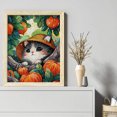 thumbnail image 2 of Kit Punto Cruz Con Gato Hilo Algodón Ecológico Bordado 14CT 37x47cm, 2 of 9