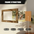 thumbnail image 5 of Tabletop Picture Frames, Decorative Gallery College Wall Frame, 5.5*3.5in, Buff, 5 of 6