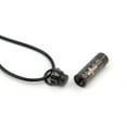 thumbnail image 2 of Cross Cylinder Memorial Cremation Jewelry Urn Ashes Holder Necklace with FREE Funnel Kit and Velvet Jewelry Box- [Black Lord is Prayer], 2 of 7