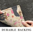thumbnail image 6 of Dachshund and Flower Door Rugs,Washable Non Slip Door Mats Indoor,Decorative Door Mats,Entry Mat Indoor for Entrance,Bedroom,Kitchen,Bathroom,17"x30", 6 of 6