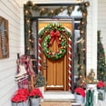 thumbnail image 4 of Elastic Christmas Door Cover for Front Door, 35x82 Inch Santa Claus Holiday Banner for Secure and Easy Decoration, 4 of 6