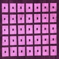 thumbnail image 1 of Ahgly Company Indoor Square Abstract Purple Modern Area Rugs, 4' Square, 1 of 4