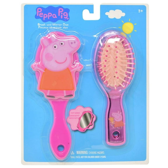 Peppa Pig Brush & Mirror on Card