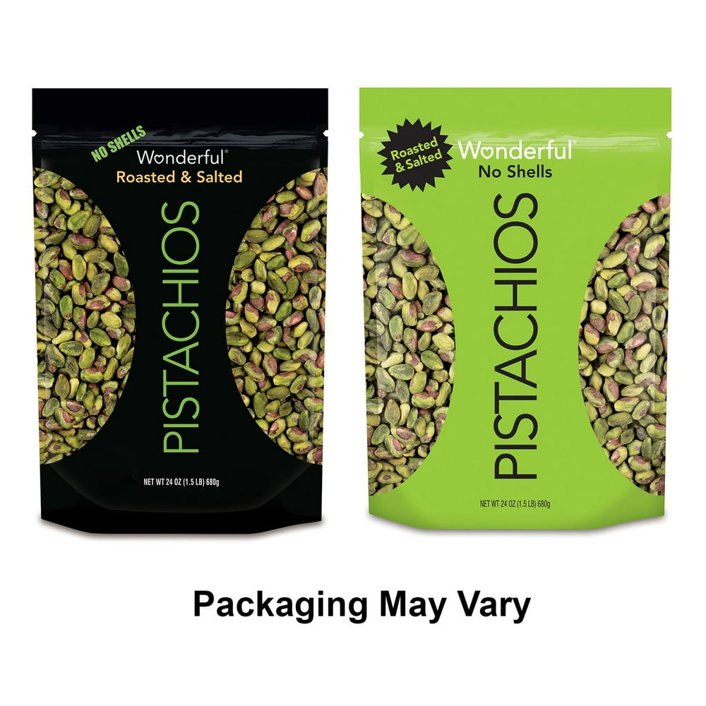 Wonderful Pistachios, No Shells, Roasted and Salted (24 oz.) Walmart