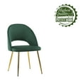 thumbnail image 6 of Porthos Home Batia Dining Chairs, Velvet Upholstery, Gold Metal Legs, 6 of 6