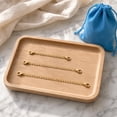 thumbnail image 3 of Necklace Extenders 14K Gold Plated Solid Brass Chain Extension Extenders for Necklace Bracelet Anklet（1 2 3 inch）, 3 of 11