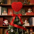 thumbnail image 6 of Gumesh 11.6 Inch Valentine Day Tree Topper - Handcrafted Tree Topper for Valentine's Day Decor, Vintage Glamour Centerpiece for Mantel, Dining Table or Bedroom, Creates an Intimate Atmosphere, 6 of 6