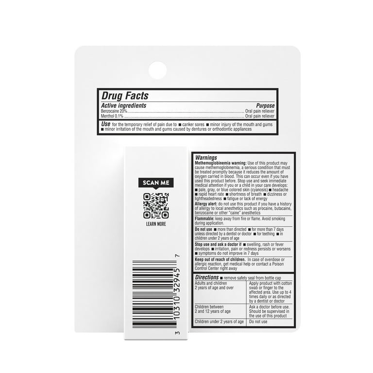 Orajel 2X Medicated Toothache Mouth Sores Liquid, Fl Oz, 47 OFF