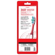 Colgate 360 Advanced Whitening Toothbrush Pack, Soft Adult Toothbrushes, 4 Pack