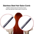 thumbnail image 3 of Sywqhk Peine antiestático, herramienta de peine de peluquería profesional de doble uso de carbono Sywqhk Para estrenar, 3 of 6