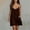 Black, variant on Elvqul Womens Pullover Dresses Summer Dresses Cami Crewneck Long Solid Dresses for Women