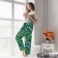 thumbnail image 5 of Salouo Monstera Leaves Print Women's Pajama Pants Casual Loose Sweatpants PJs Flowy Pants Drawstring Palazzo for Women Wide Leg Pants Lounge Pajama -XX-Large, 5 of 8