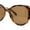 Tortoise - Brown, variant on Womens Contemporary Oversized Designer Butterfly Plastic Fashion Sunglasses Burgundy - Brown