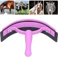 thumbnail image 5 of Horse Sweat Scraper Ergonomic Handheld Soft Grip Plastic Grooming Tool For Shedding And Cleaning, 5 of 5
