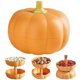 thumbnail image 1 of Halloween Serving Tray, Pumpkin Candy Tray, Cute Pumpkin Bowl with Lid, Halloween Serving Dishes, Decorative Trays, 1 of 5