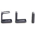 thumbnail image 5 of Paquete de 2 portavasos plegables ajustables con tornillos y cinta adhesiva, portavasos plegable para coche, camión, cabina. (Negro) JM, 5 of 5