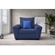 thumbnail image 1 of Sillon El Bazar Store Islandia Lino Azul Marino 1 plaza Modular Moderno Sala, 1 of 4