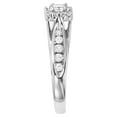 thumbnail image 2 of 1/2 Carat T.W. Princess-Cut Diamond "Melody" Women's Engagement Ring in 10k White Gold by Keepsake, 2 of 5