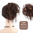thumbnail image 2 of Extensions de Cheveux Synthétiques en Forme de Chignon Désordonné avec Bande Élastique pour Femmes, 2 of 7