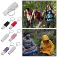 thumbnail image 3 of Hyasfey Bling Whistle Metal Rhinestone Whistle with Keychain Shining Whistle with Loud Crisp Sound for Referees Coaches Lifeguards Emergencies, 3 of 7