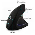 thumbnail image 4 of Ratón óptico ergonómico Vertical inalámbrico de 2,4G, ratón inalámbrico ergonómico para ordenador portátil, PC, Notebook, ratón inalámbrico Vertical para ordenador Xemadio 2033281-2, 4 of 9
