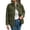 Army Green, variant on Corduroy Puffer Coats for Women Button Down Quilted Jackets Casual Loose Fit Warm Outerwear For Cold Weather (Coffee XL)