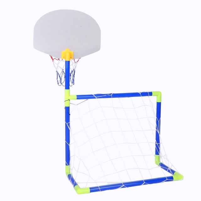JUEGO DE ARO DE BALONCESTO Para Niños, Juguete Deportivo De Tablero Trasero De Aro De Portería De Fútbol Para Niños