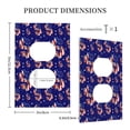 thumbnail image 3 of DouZhe 1-Gang Duplex Outlet Cover, American Flag Abstract Dollar Sign Decorative Wall Plates, 3 of 7