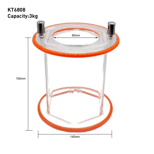 Tambour Rouleau Rotatif pour Polisseuse KT6808/KT2000 Capacité 3kg 5kg Outils de Bijouterie