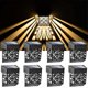 thumbnail image 4 of 8 Pack Solar Fence Lights Led Garden Decorative Lighting For Posts, Patio, Front Door, Steps, Stairs, 4 of 5