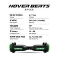 thumbnail image 3 of Voyager Hoverbeats Bluetooth Hoverboard with Green Lights and Wheels for Adults and Kids, 3 of 12