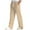 #H-Khaki, variant on GuangCheng Mens Textured Wide Leg Lounge Pants Elastic Drawstring Waist Soft Comfortable Casual Trousers,Size:XL